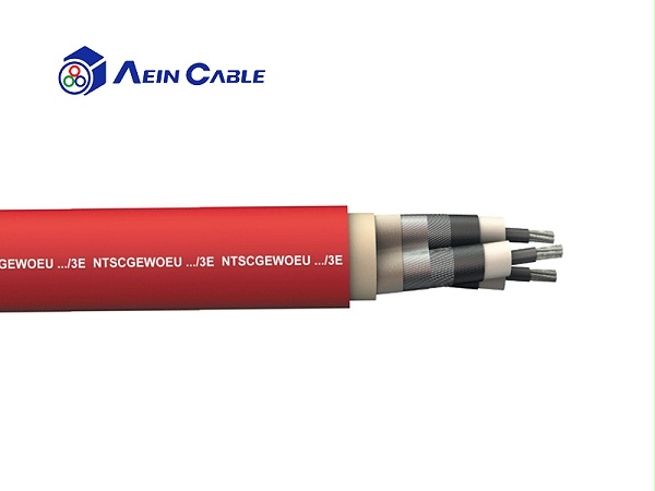 NTSCGEWOEU 3,6/6 kV: Medium voltage flexible cables for use in water with copper core shield