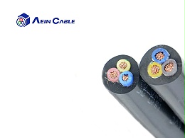 Type W Three-Conductor Round Portable Power Cable 2kV