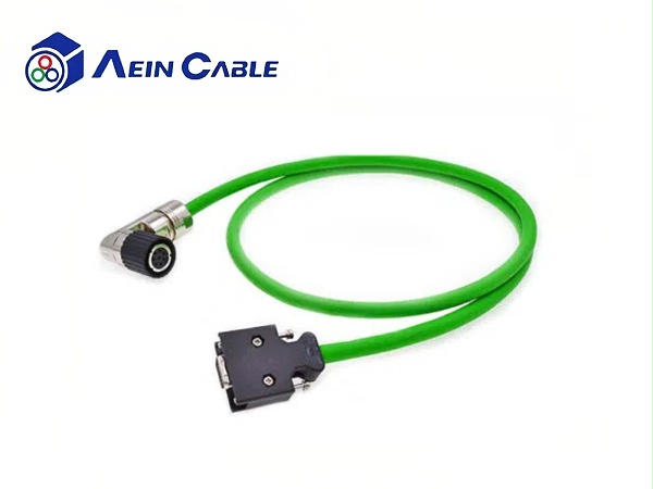 V90 servo assembly/incremental encoder cable assembly
